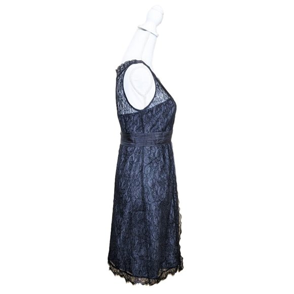 Anthropologie MOULINETTE SOEURS Shadow Canopy Black Lace Dress - Picture 5 of 9